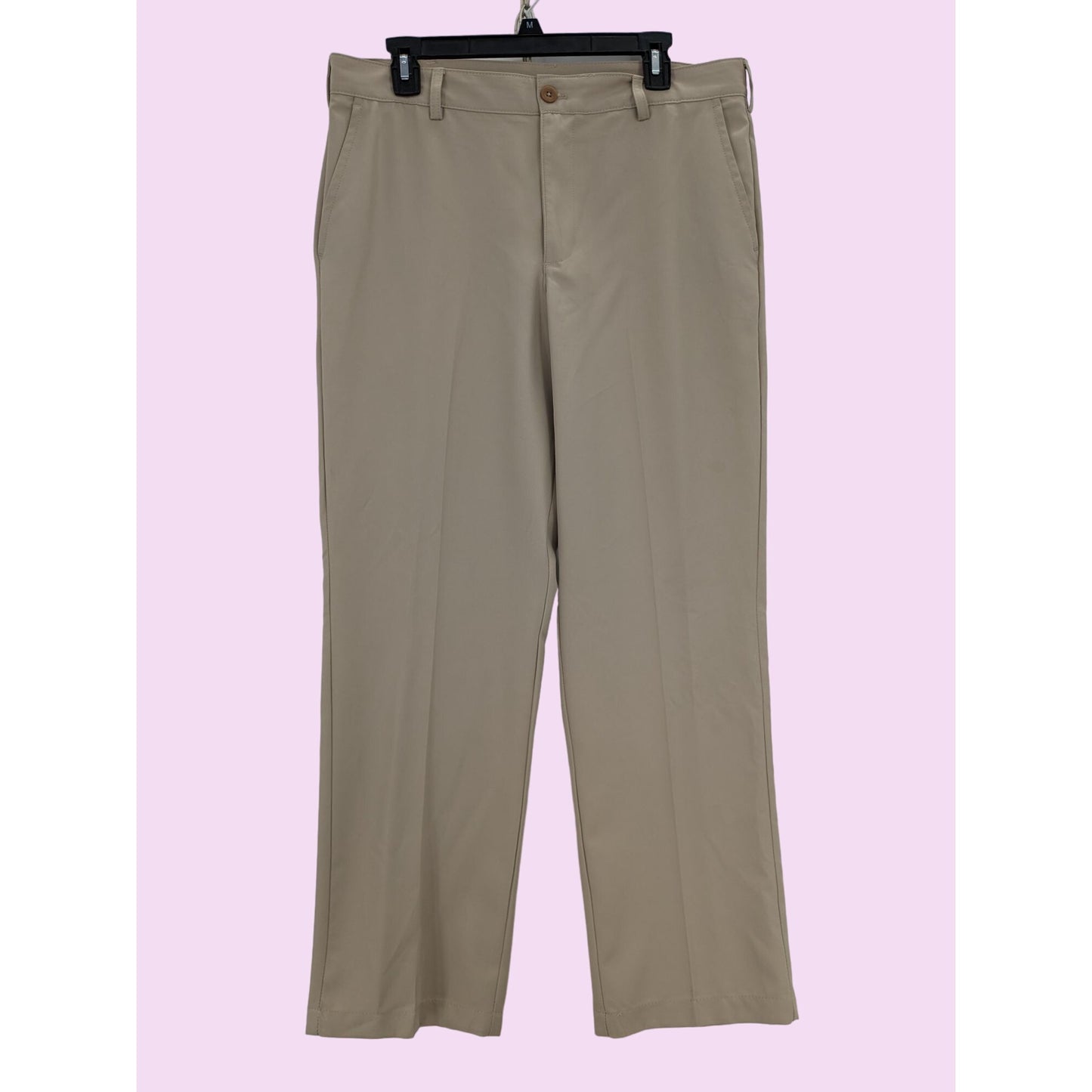 IZOD Slim Fit Golf Khaki Chino Performance Men Straight Leg Pants Size 34 X 30