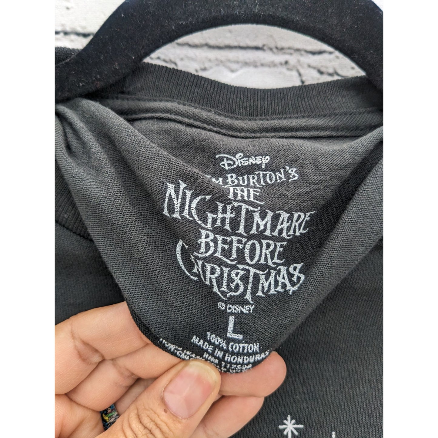 Disney Men's The Night Before Christmas Its Jack Short Sleeve T-shirt Size L