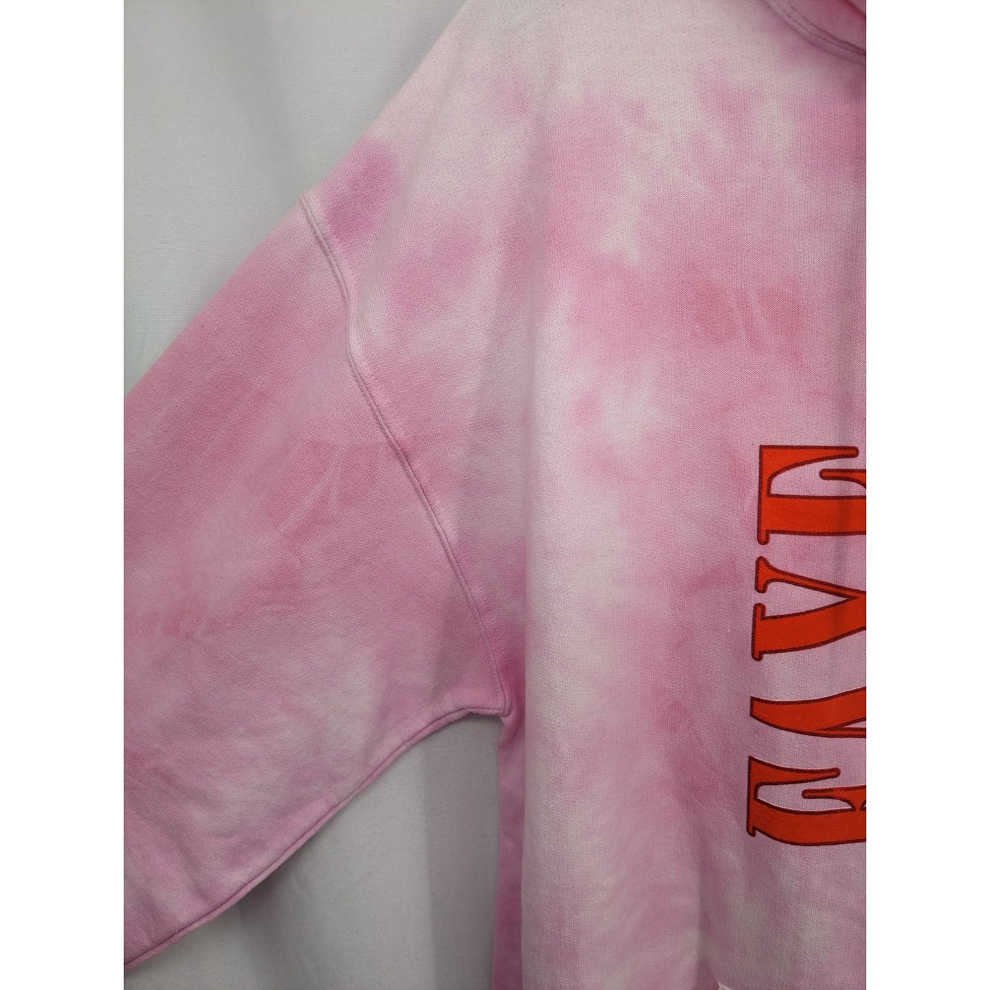 Hot Topic Cowboy Bebop Adult Pink Faye Tie-Dye Pullover Hoodie M NWT