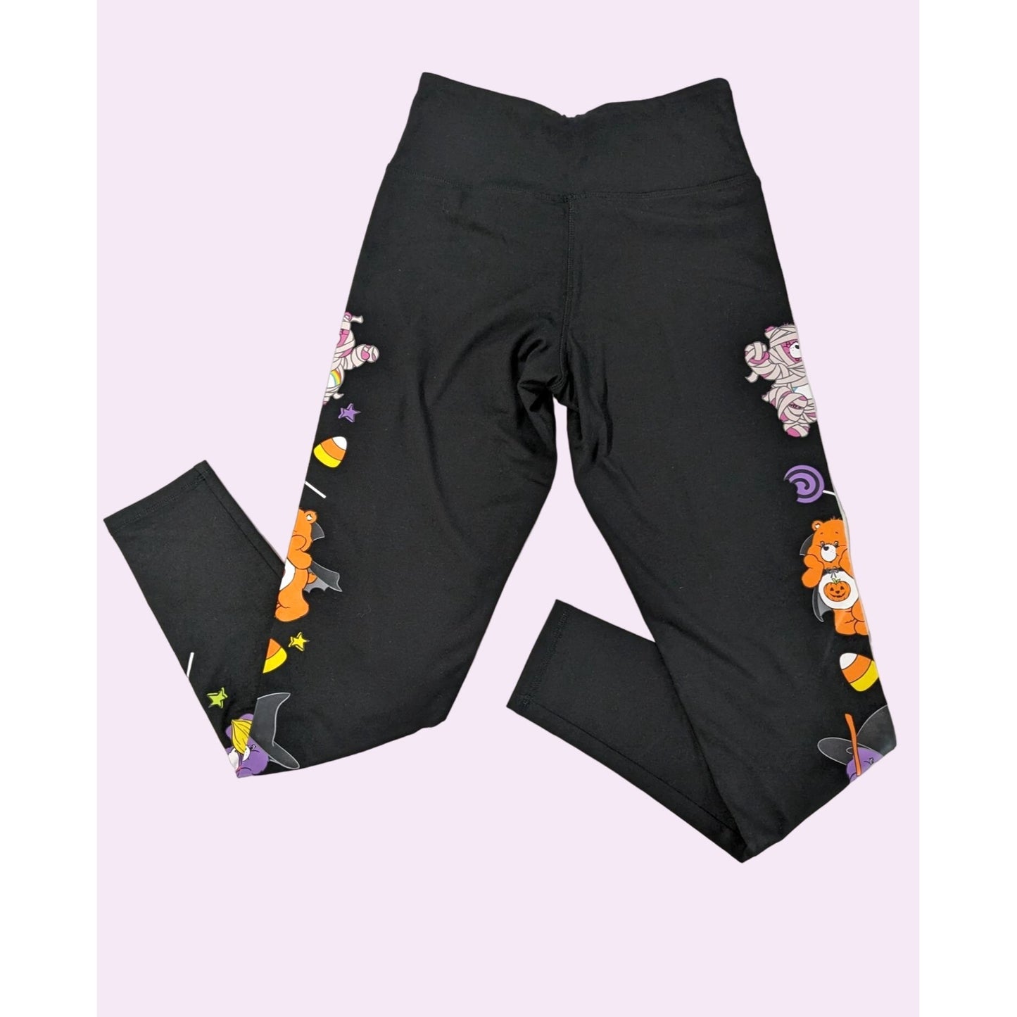 Care Bear Women Halloween Leggings Black Size S