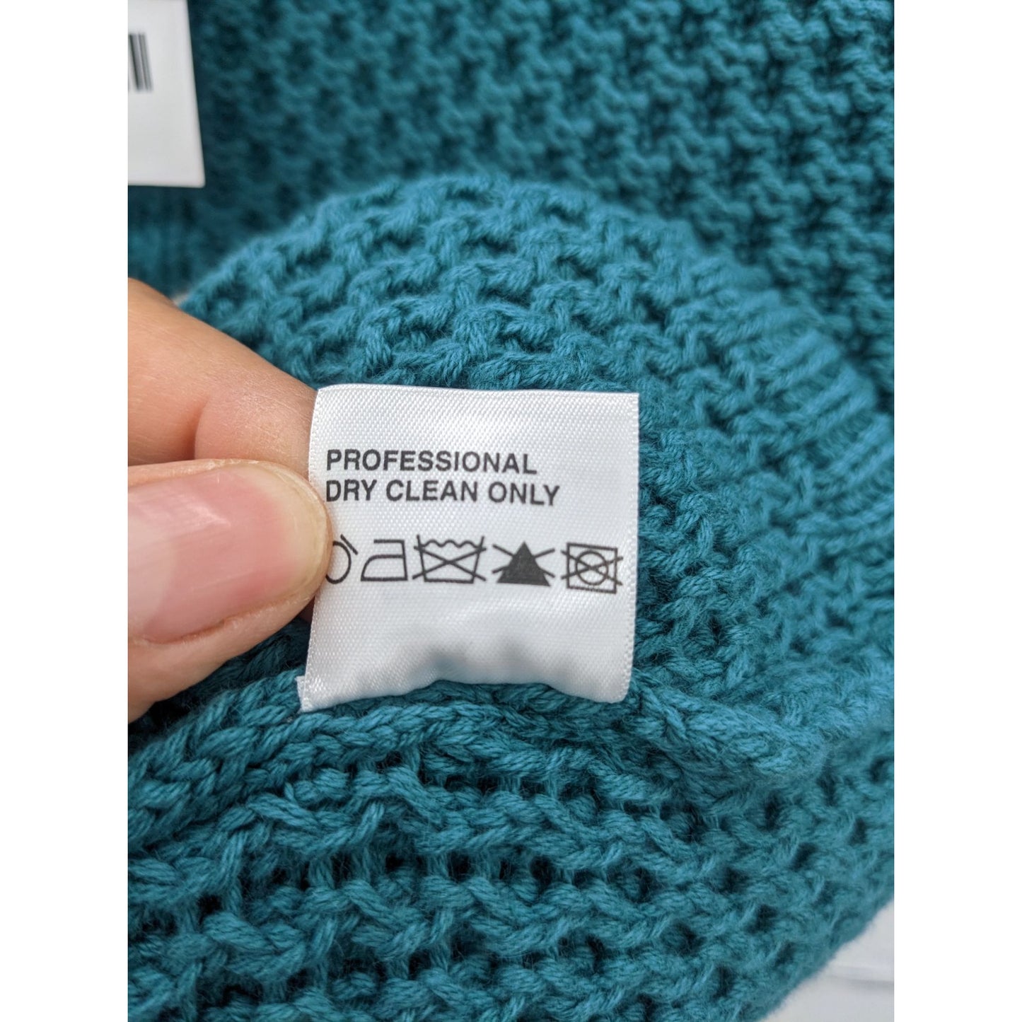 Carlisle Collection Women Teal Cable Knitted Sleeveless Sweater Size XXL - NEW