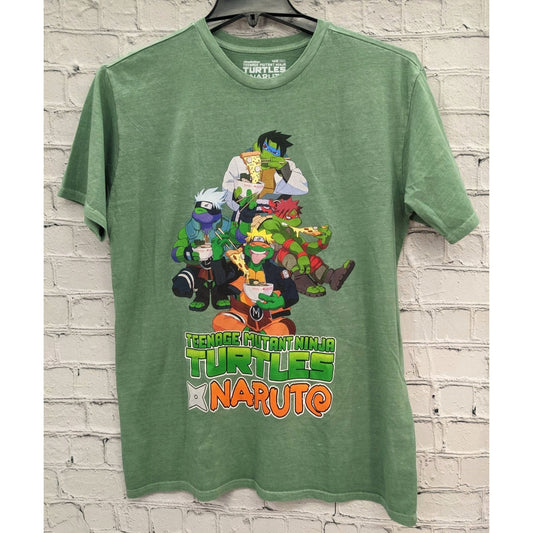 Teenage Mutant Ninja Turtles X Nurato Unisex Green Group Portrait T-Shirt S