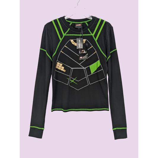 Marvel Loki Sylvie Costume Long-Sleeve Pullover Crew-Neck Top Cosplay Size M