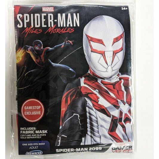 Marvel Spider-Man Miles Morales 2099 Adult Mask One Size Fit Most NWT