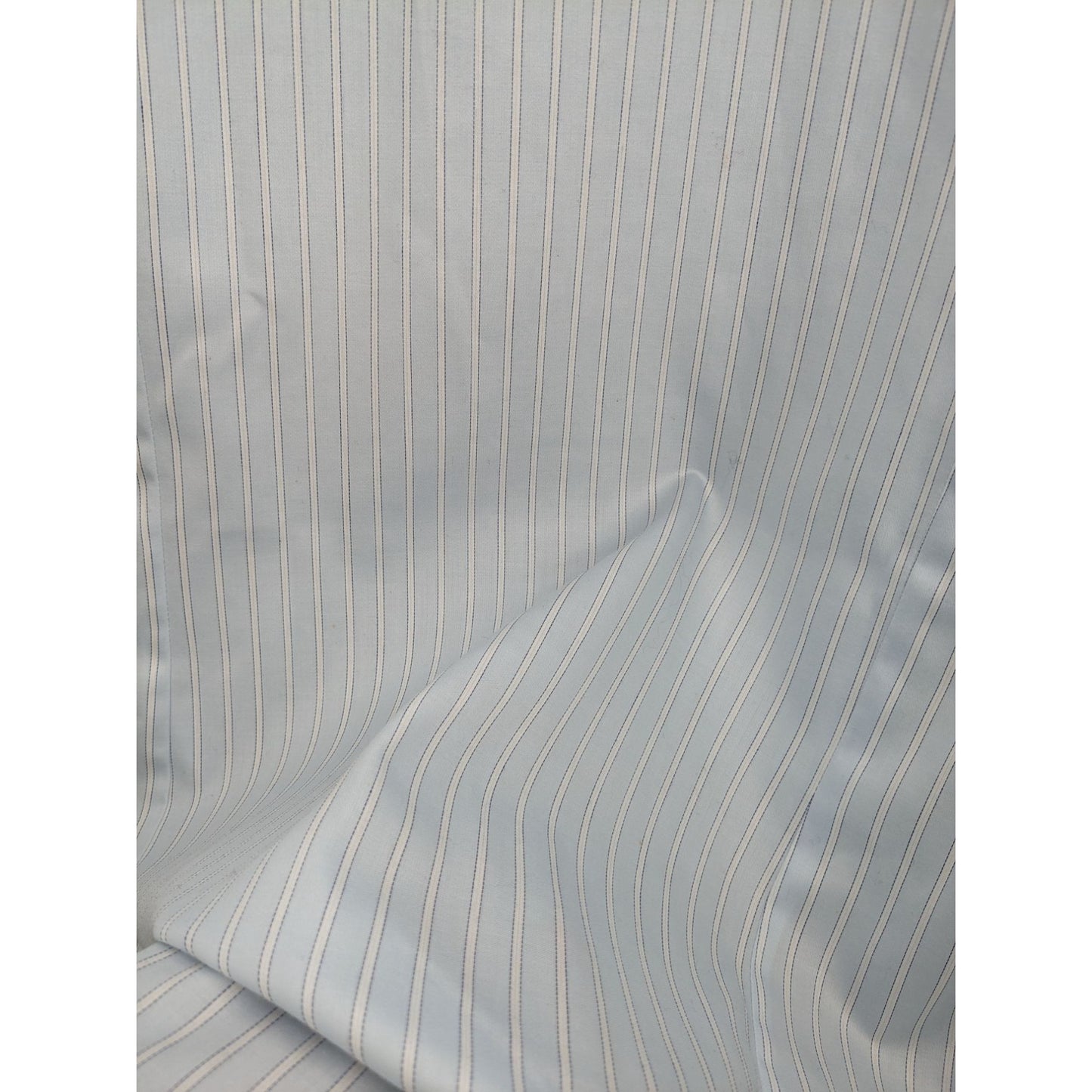 Eton Ganghester 1928 Men Light Blue & White Striped Dress Shirt Size 16 / 41