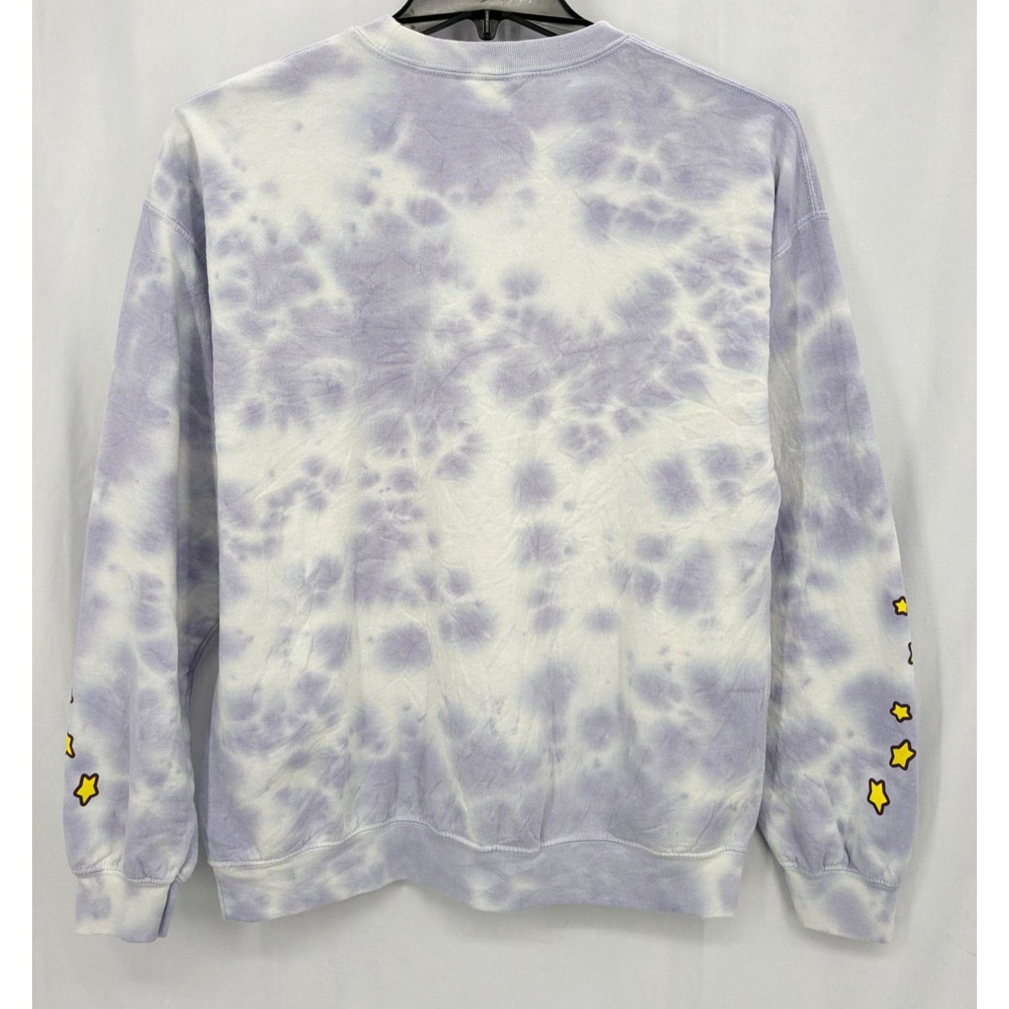 Hello Kitty And Friends Women Stars Lavender Tie-Dye Pullover Sweatshirt Size L