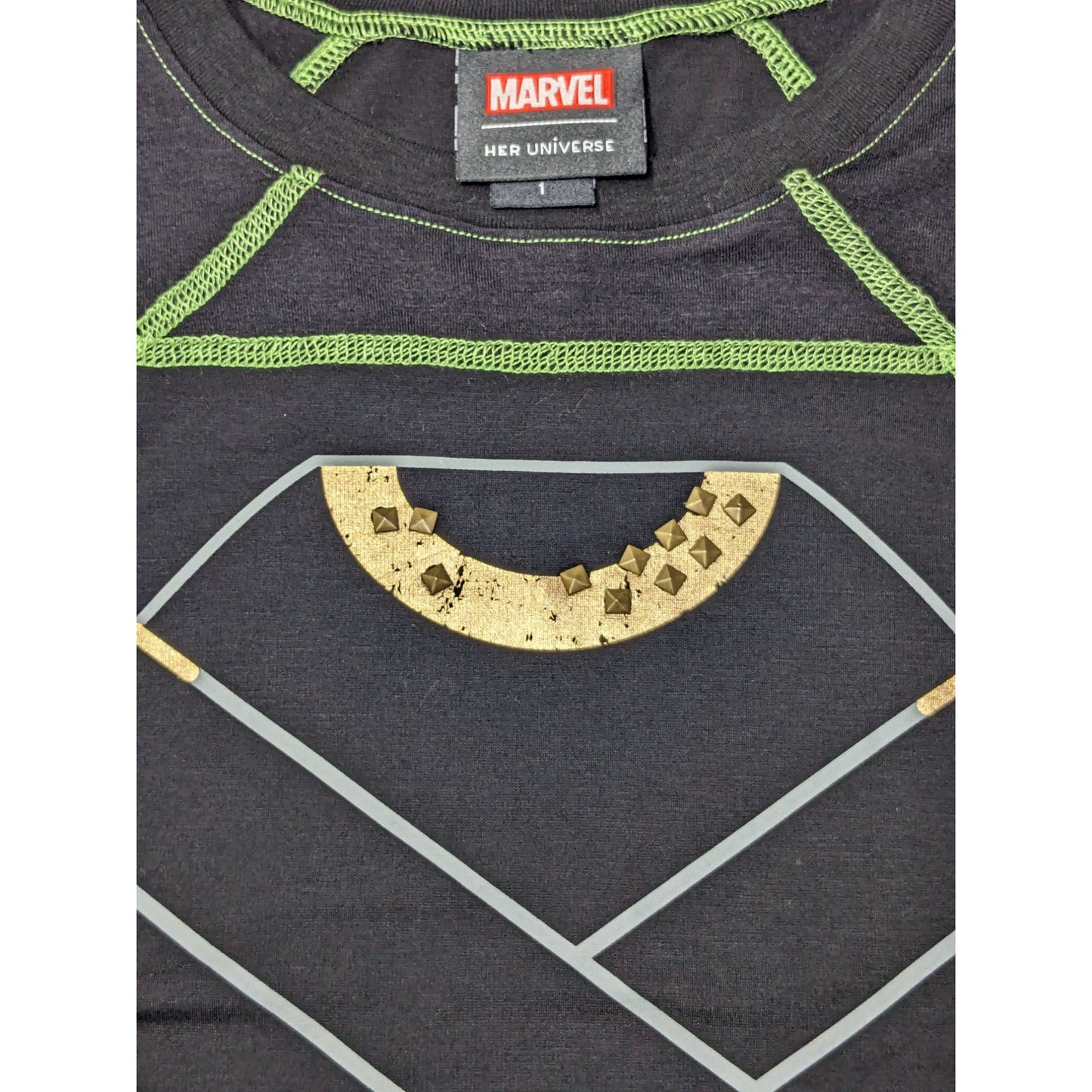 Marvel Loki Sylvie Costume Long-Sleeve Pullover Crew-Neck Top Cosplay Size 1X