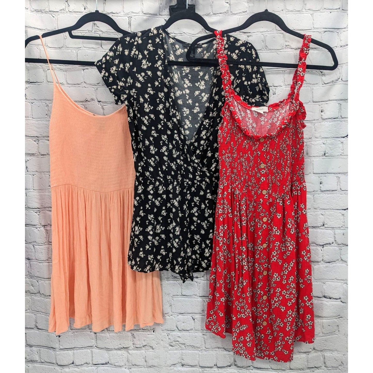 Lot Of 3 Women Mini Dresses & Romper Size M