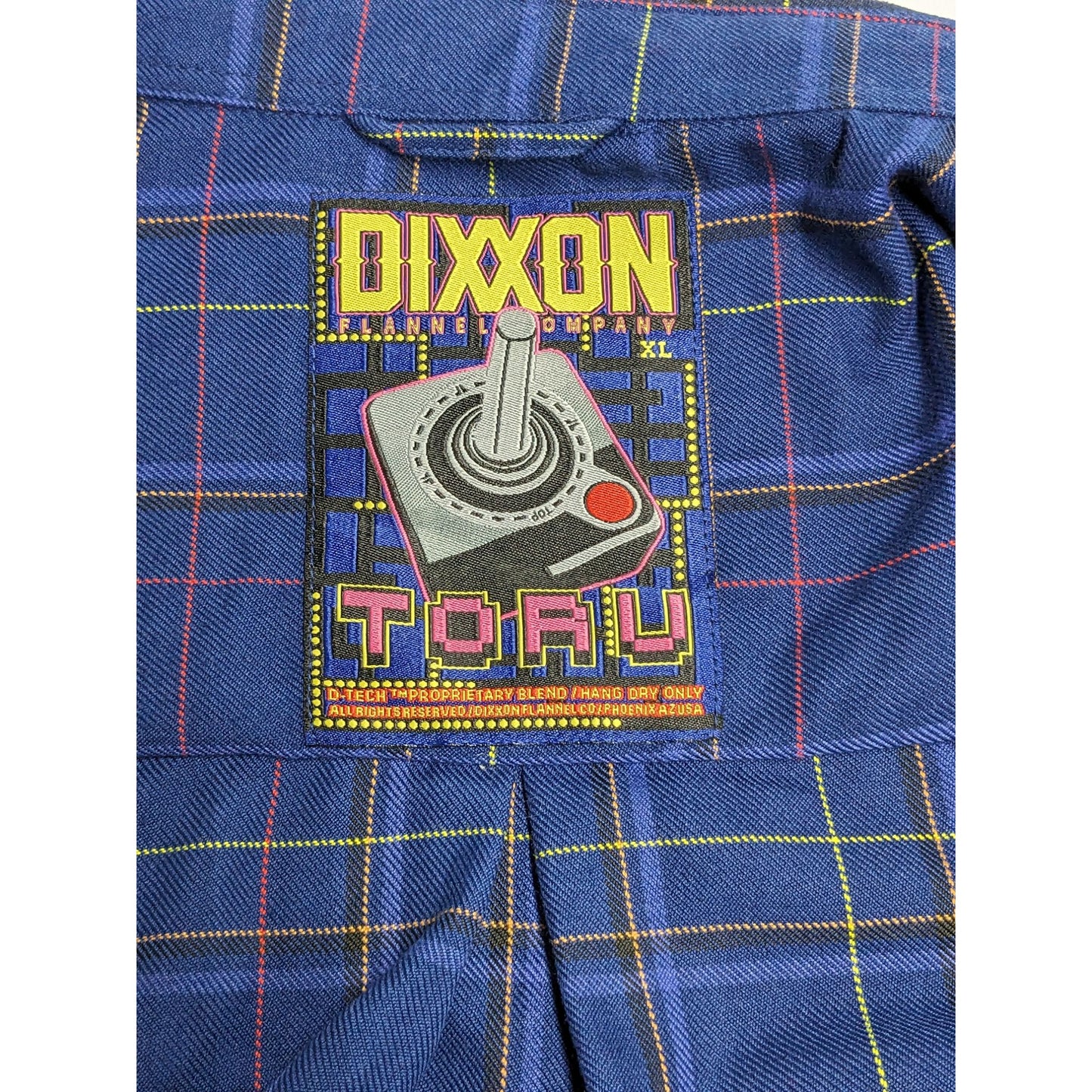 Dixxon Flannel Co "The Toru" Women Blue Plaid Long Sleeve Snap-Up Shirt Size XL