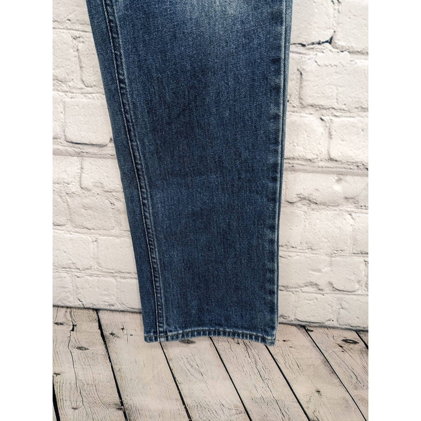 Bullhead Denim Co. Men's Stacked Skinny Distress Blue Jeans Size 36/32