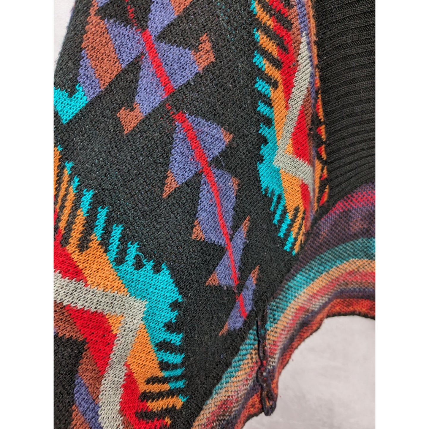 UNIF Women Rainbow Southwest Waterfall Cardigan Open front Size XS