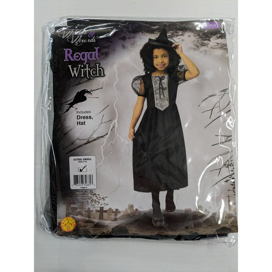 Rubie's Witches & Wizards Regal Witch Child Costume Size 3-4 Extra Small NWT