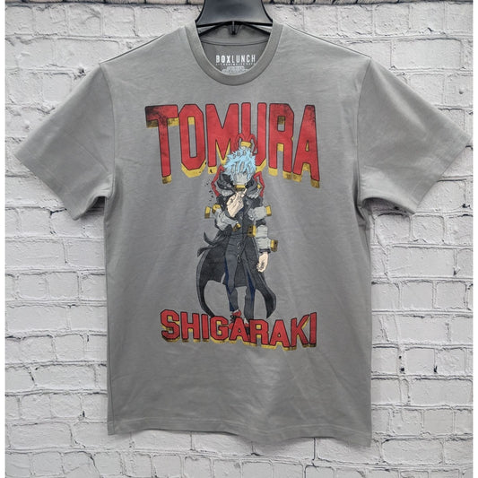 My Hero Academia Men Gray Tomura Shigaraki Portrait Short Sleeve T-shirt Size M