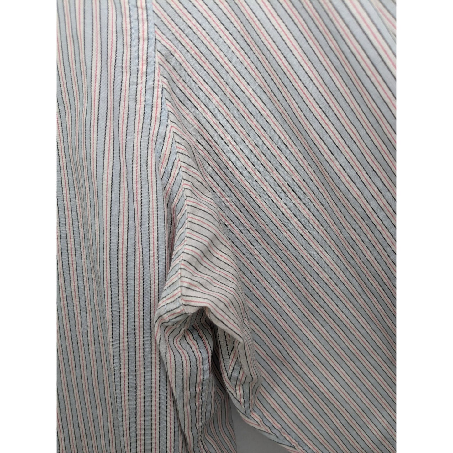 Marc By Marc Jacobs Men Pinstriped Long Sleeve Button-Up Dress Shirt Size XL