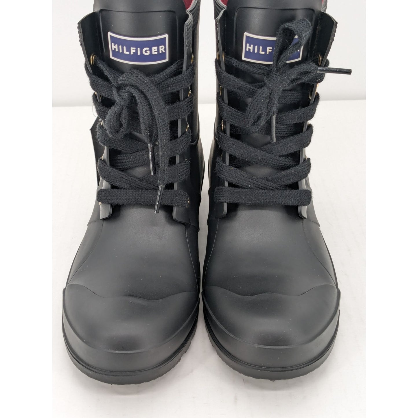 Tommy Hilfiger Women Twtimone-T Black Lace-Up Waterproof Ankle Boots Size 6M NWT