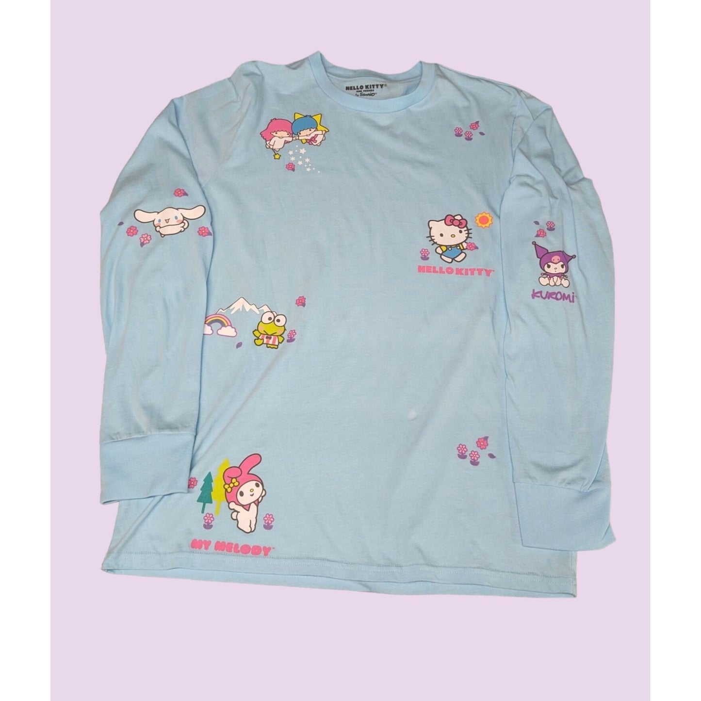 Hello Kitty By Sanrio Adult Hello Kitty and Friends Long Sleeve T-Shirt Size M