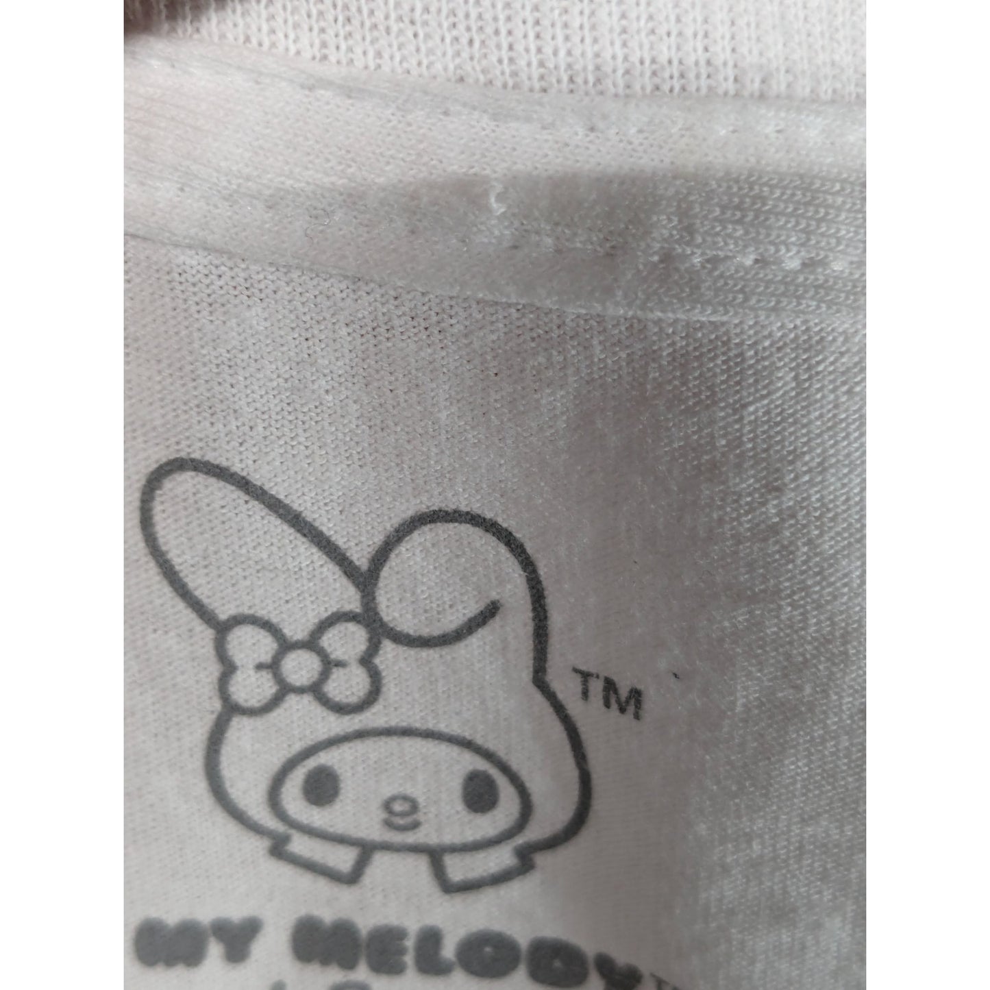 My Melody & My Sweet Piano Pastel Boyfriend Fit Kawaii Sanrio T-Shirt Size S