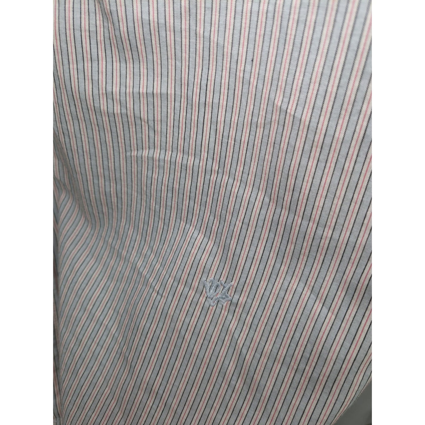 Marc By Marc Jacobs Men Pinstriped Long Sleeve Button-Up Dress Shirt Size XL