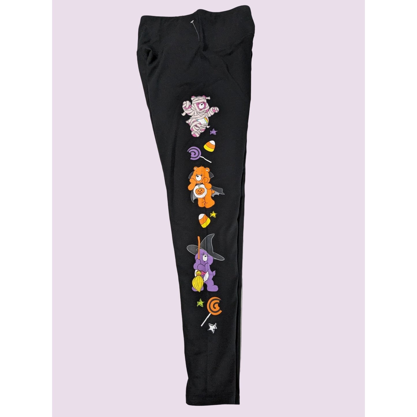 Care Bear Women Halloween Leggings Black Size S