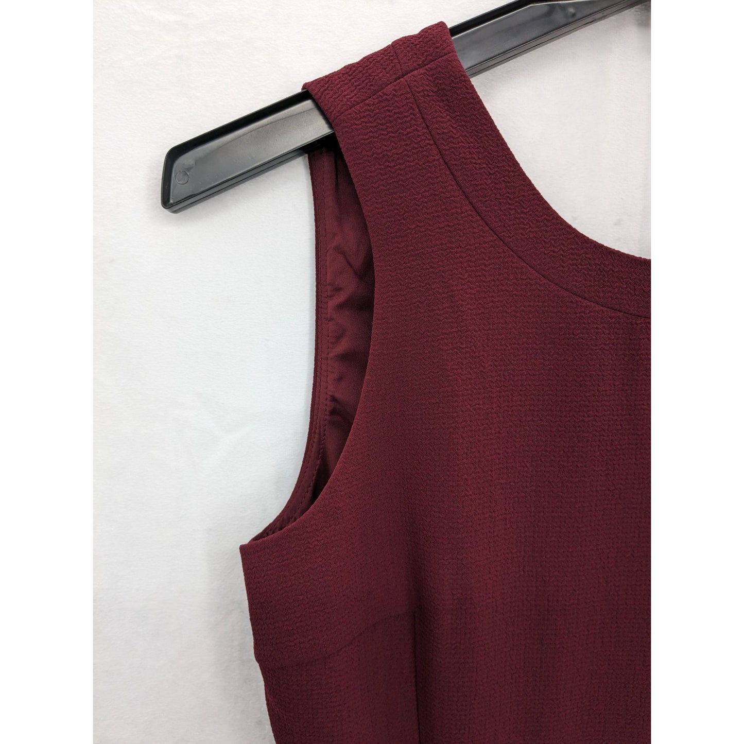 Madewell Women Midnight Sleeveless Fit & Flare Burgundy Dress Size 4