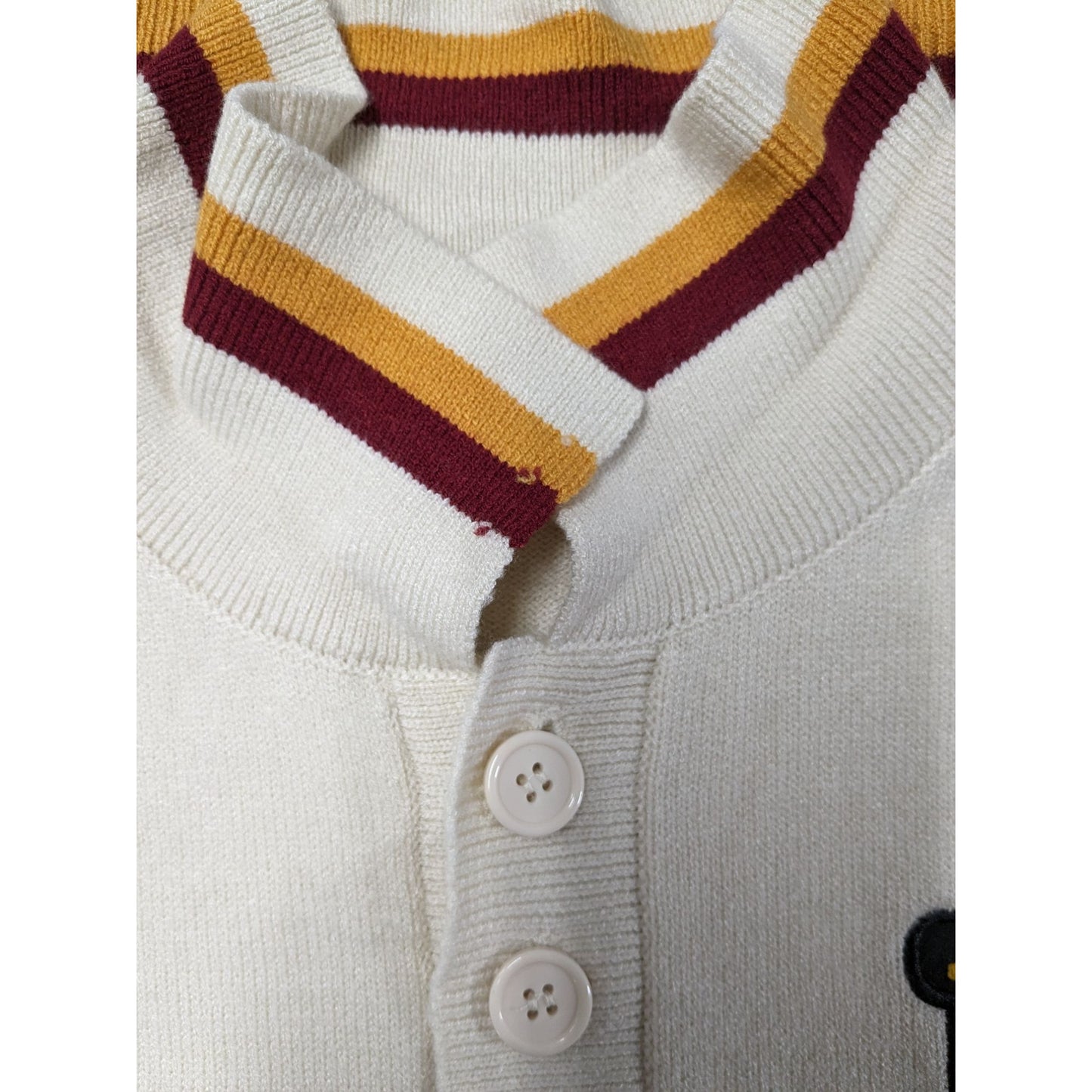 Harry Potter Adult Hogwarts Letterman Pullover Academia Sweater Size 3XL