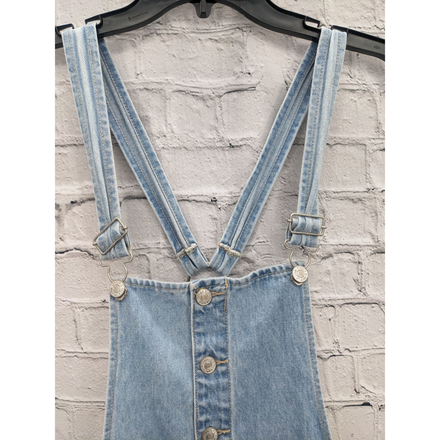 Forever 21 Women Light Denim Overall Dress Size S