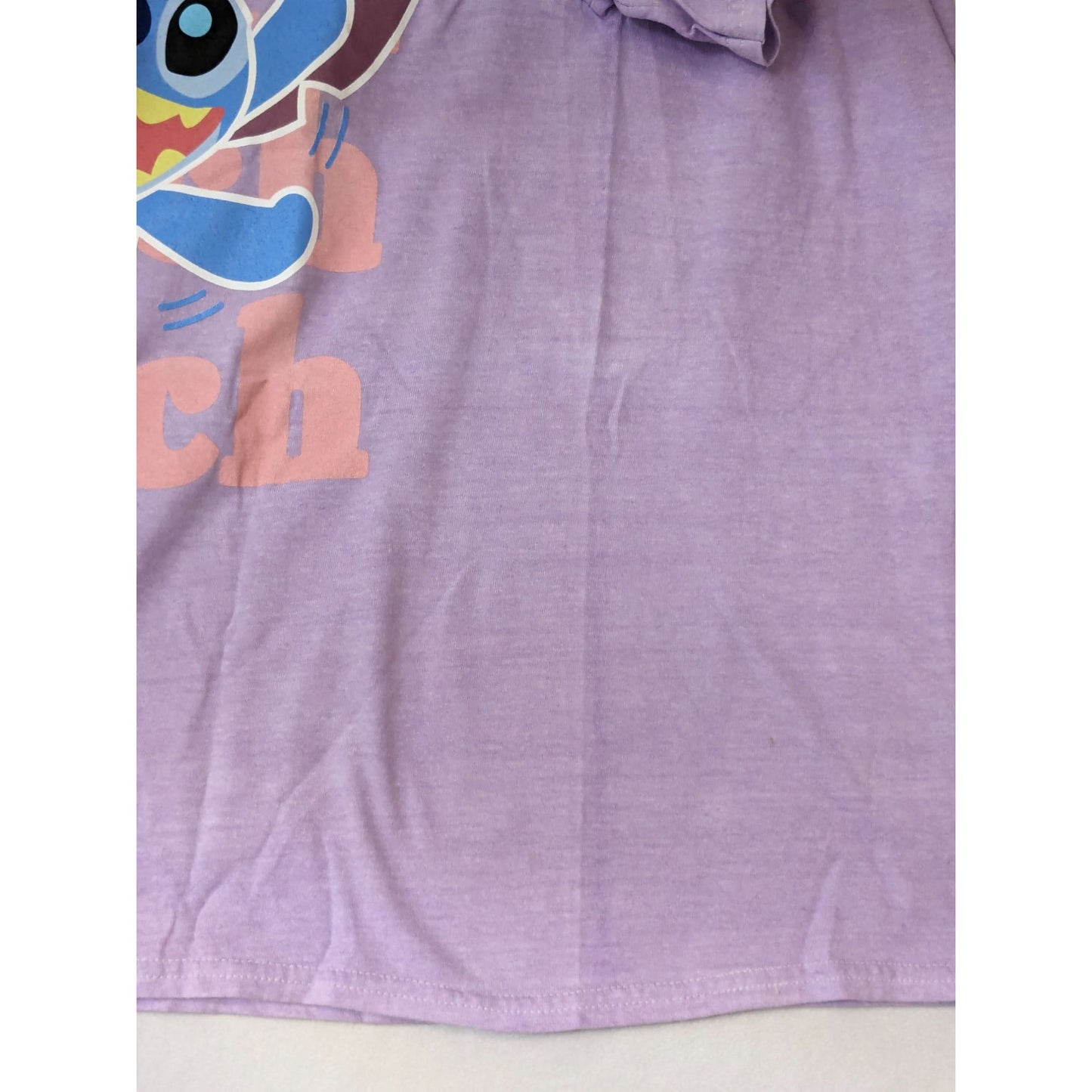 Lilo & Stitch Crewneck Fruit Disney Boyfriend Fit Women Cosplay T-shirt Size M