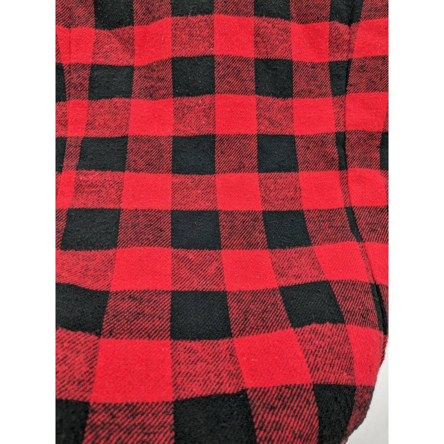 Ci Sono Women Red Flannel Check Sherpa Lined Long Sleeve Button-Up Size XL