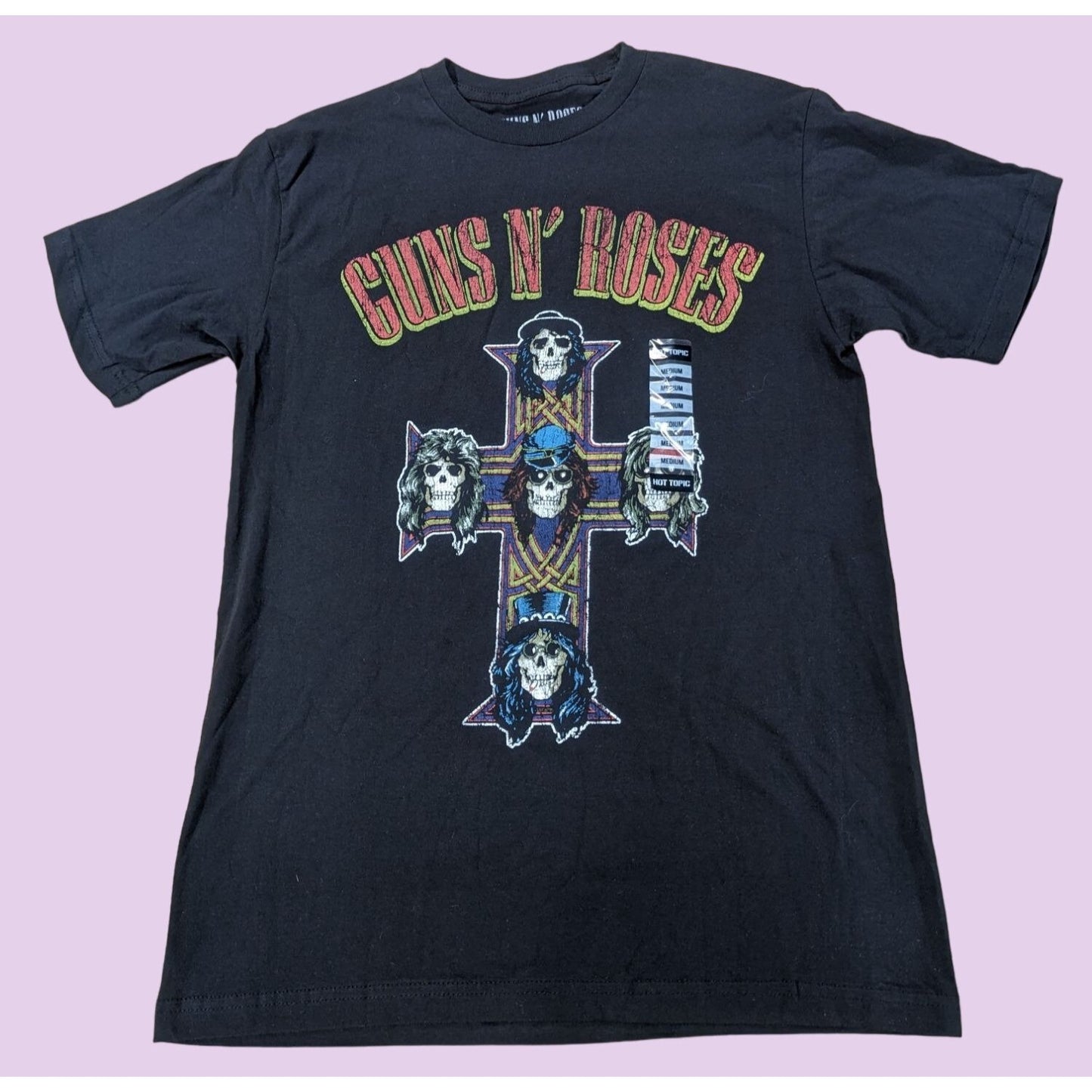 Guns N' Roses Men Appetite for Destruction Black T-Shirt Size M