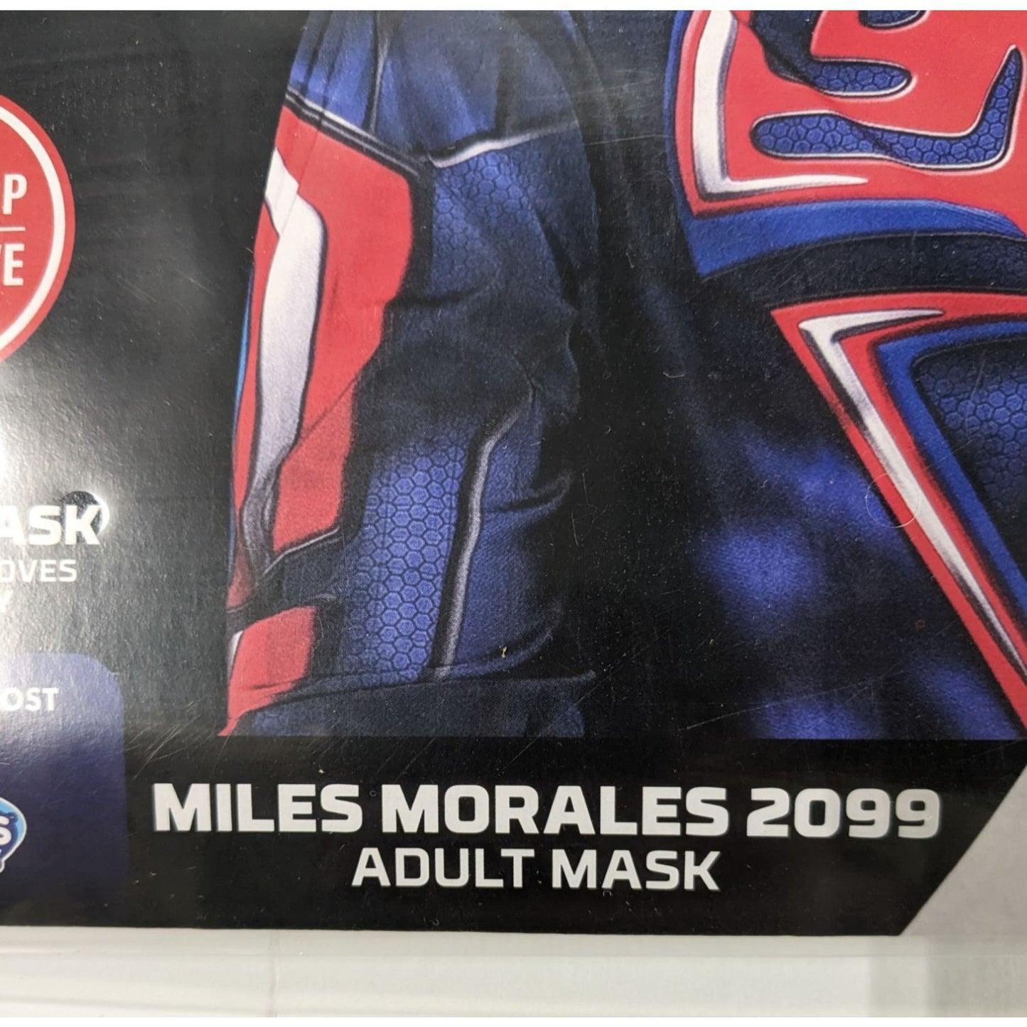 Marvel Spider-Man Miles Morales 2099 Adult Mask One Size Fit Most NWT