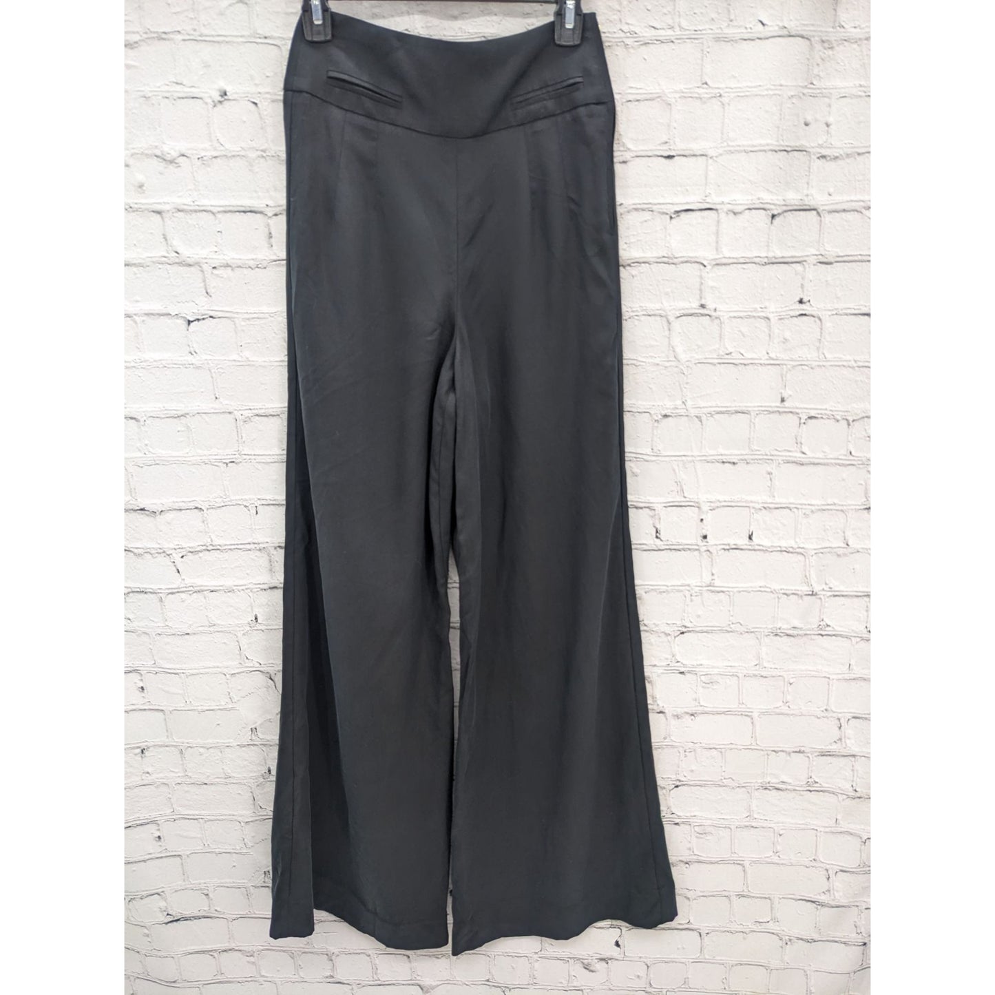 J.Crew 365 Women Black Full-length High-Rise Pant in Dobby Size 2 NEW