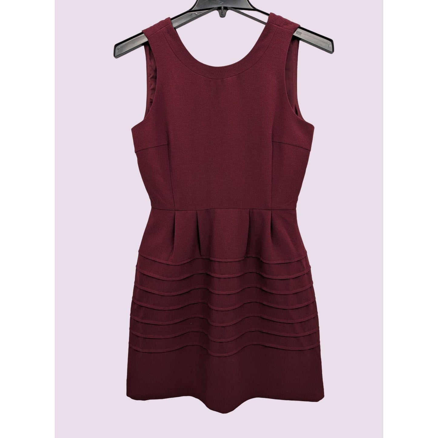 Madewell Women Midnight Sleeveless Fit & Flare Burgundy Dress Size 4