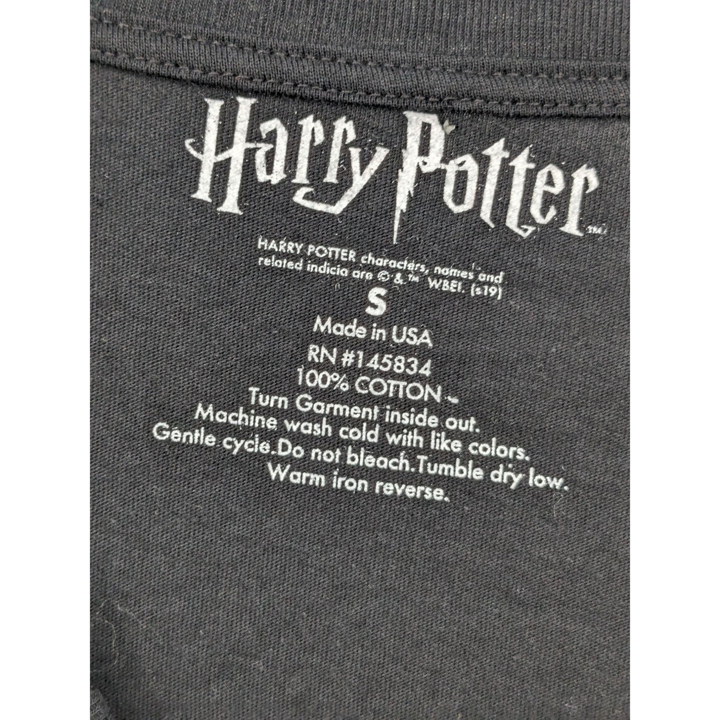 Harry Potter Women Dark Mark Long-Sleeve Cosplay Grunge T-Shirt Dress Size S