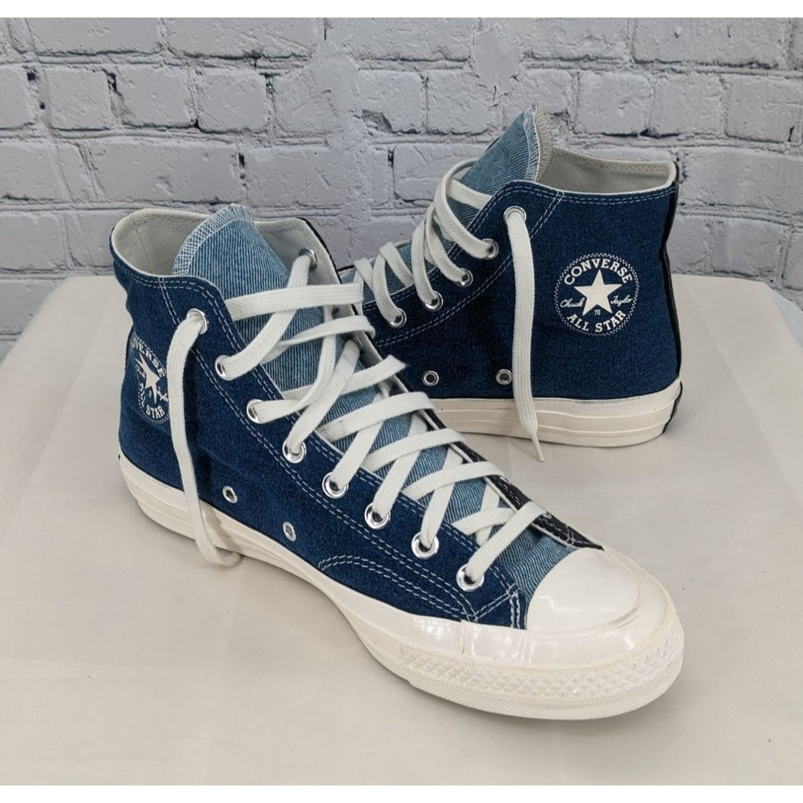 CONVERSE RENEW CHUCK 70 Denim High Top Size 8.5