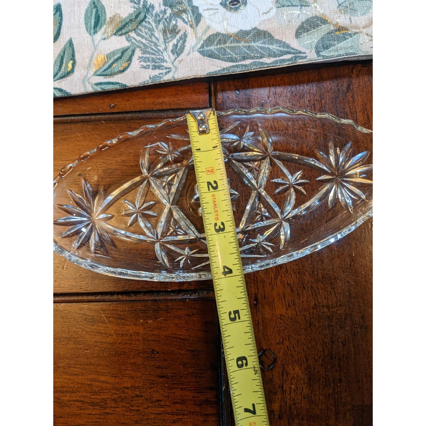 Vintage Anchor Hocking Star Of David Serving dish