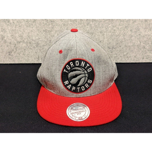 Pre-Owned Toronto Raptors Mitchell & Ness NBA 2-Tone Snapback Red & Gray