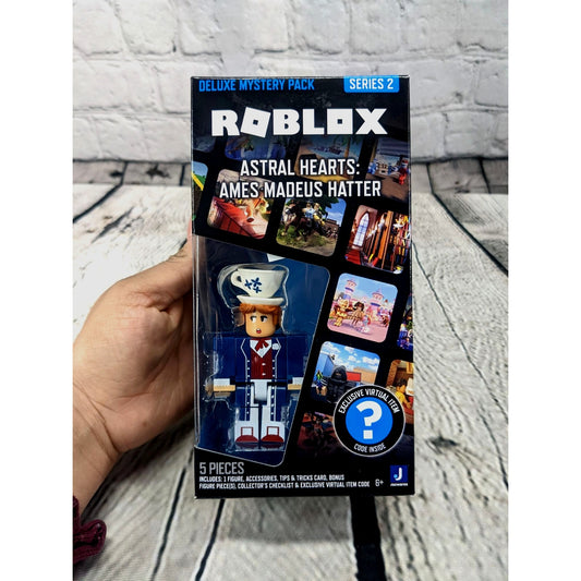 New Roblox Series 2 Astral Hearts: Ames Madeus Hatter Deluxe Mystery Pack