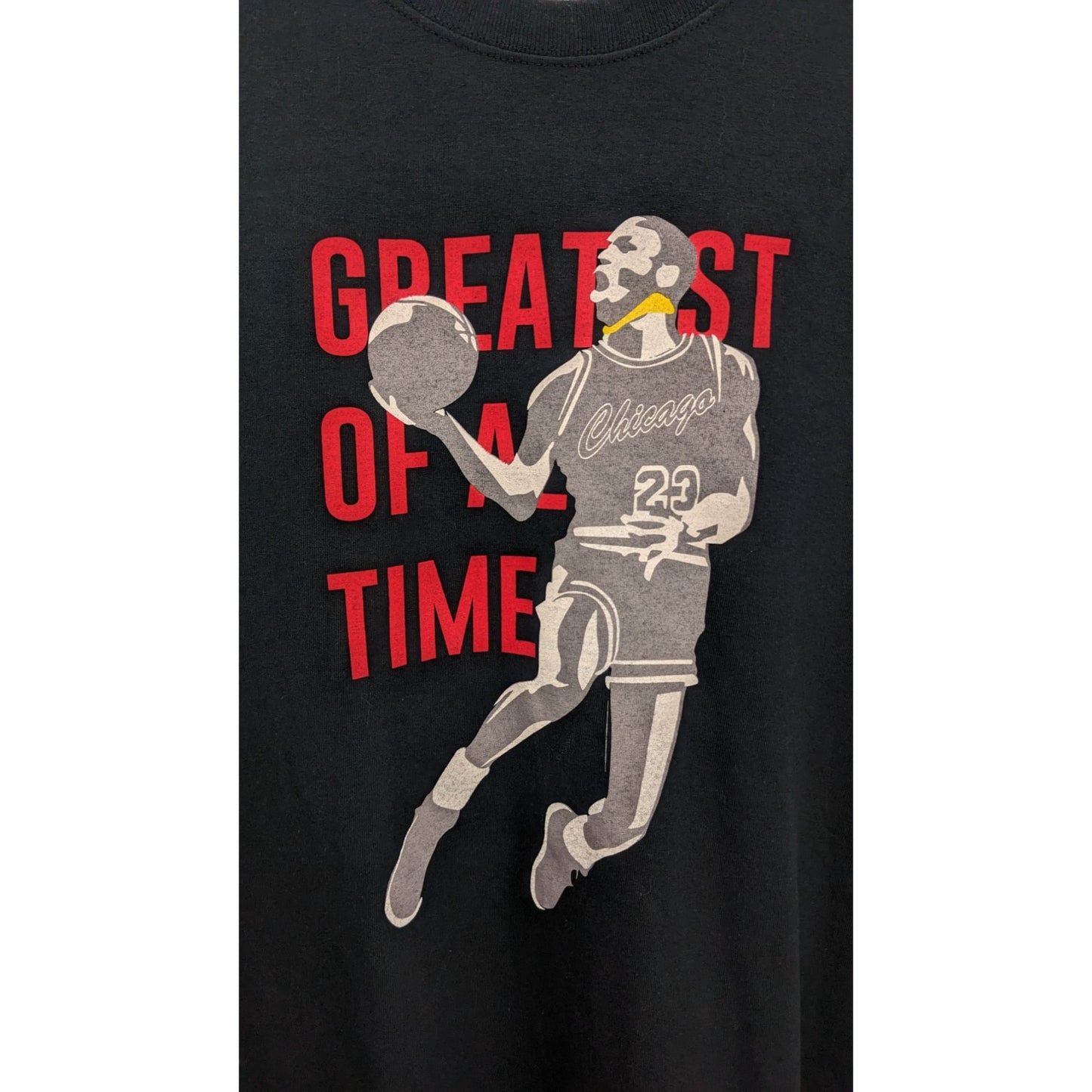 The Holy Culture Men's Black T-shirt "Greatest of All Time" Graphic Size XL