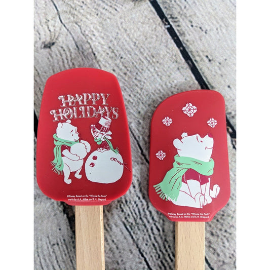 New Winnie the Pooh Silicone Spatula & Spoon set 11 1/4" L