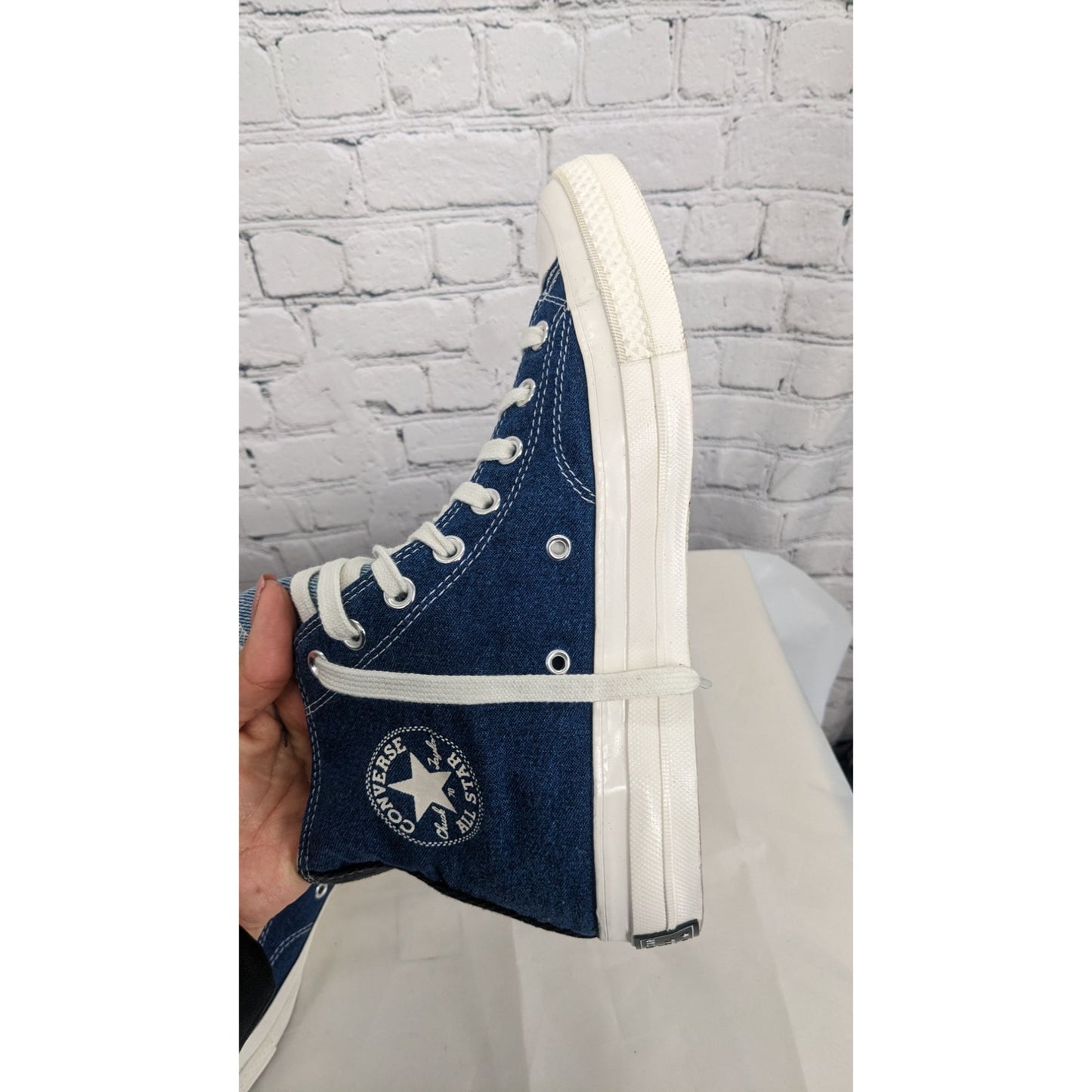 CONVERSE RENEW CHUCK 70 Denim High Top Size 8.5