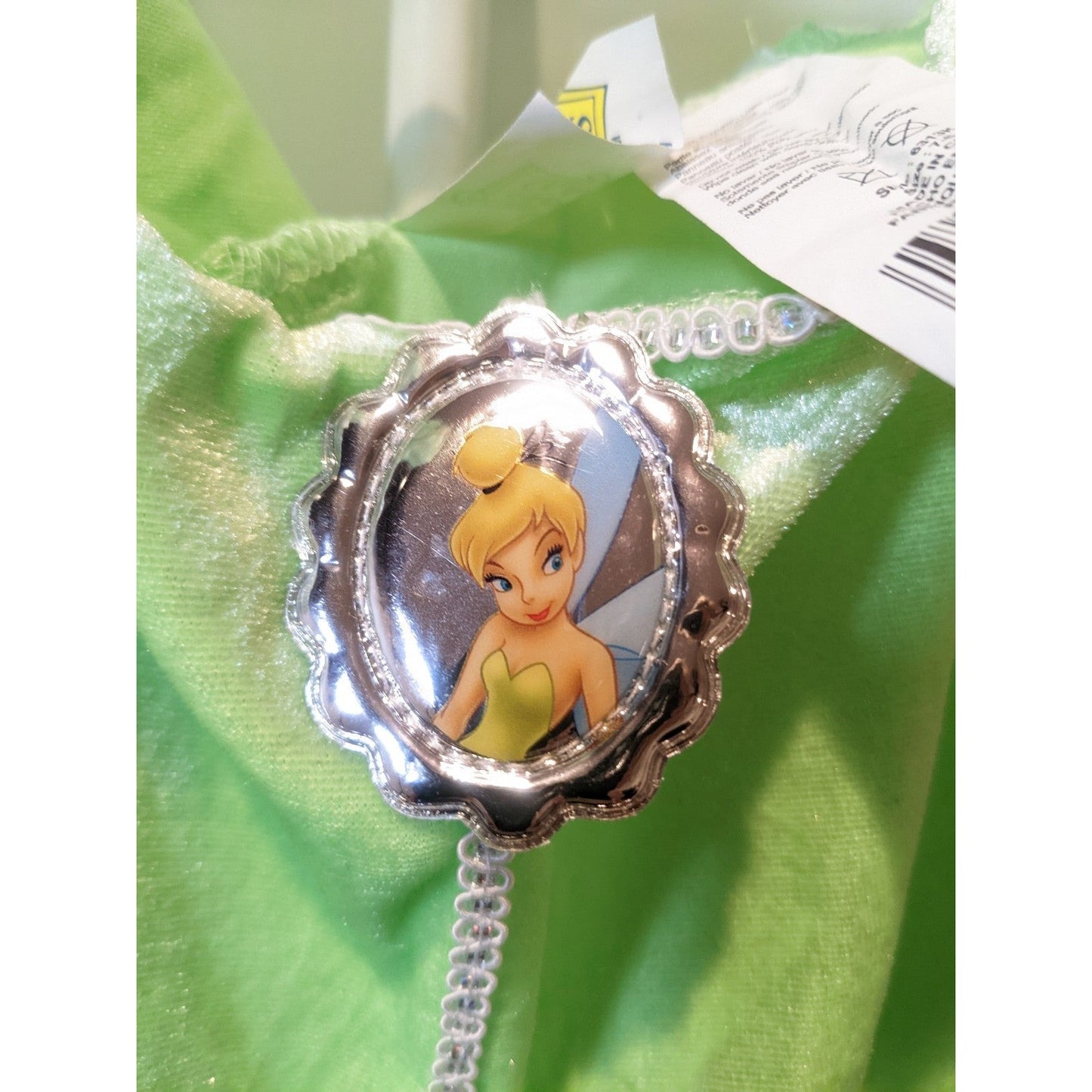 Pre-owned Disney childs Fairies Tinkerbell Size 7/8