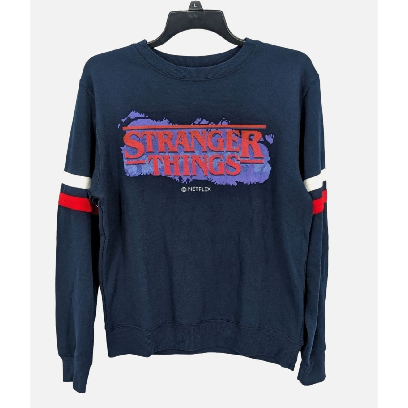 Netflix Stranger Things Fleece Crewneck Sweatshirt Size M