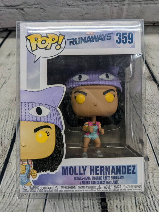 New Funko Marvel Runaways Pop Molly Hernandez #359 4 3/4" Tall