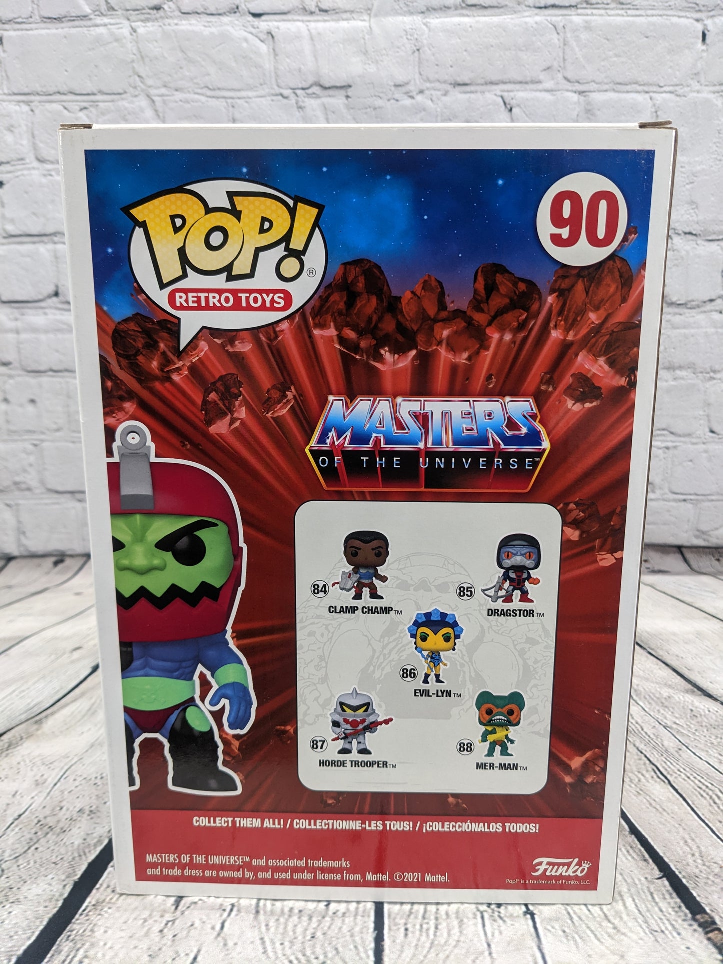 New Funko Pop Master Universe Trap Jaw #90 10" inches