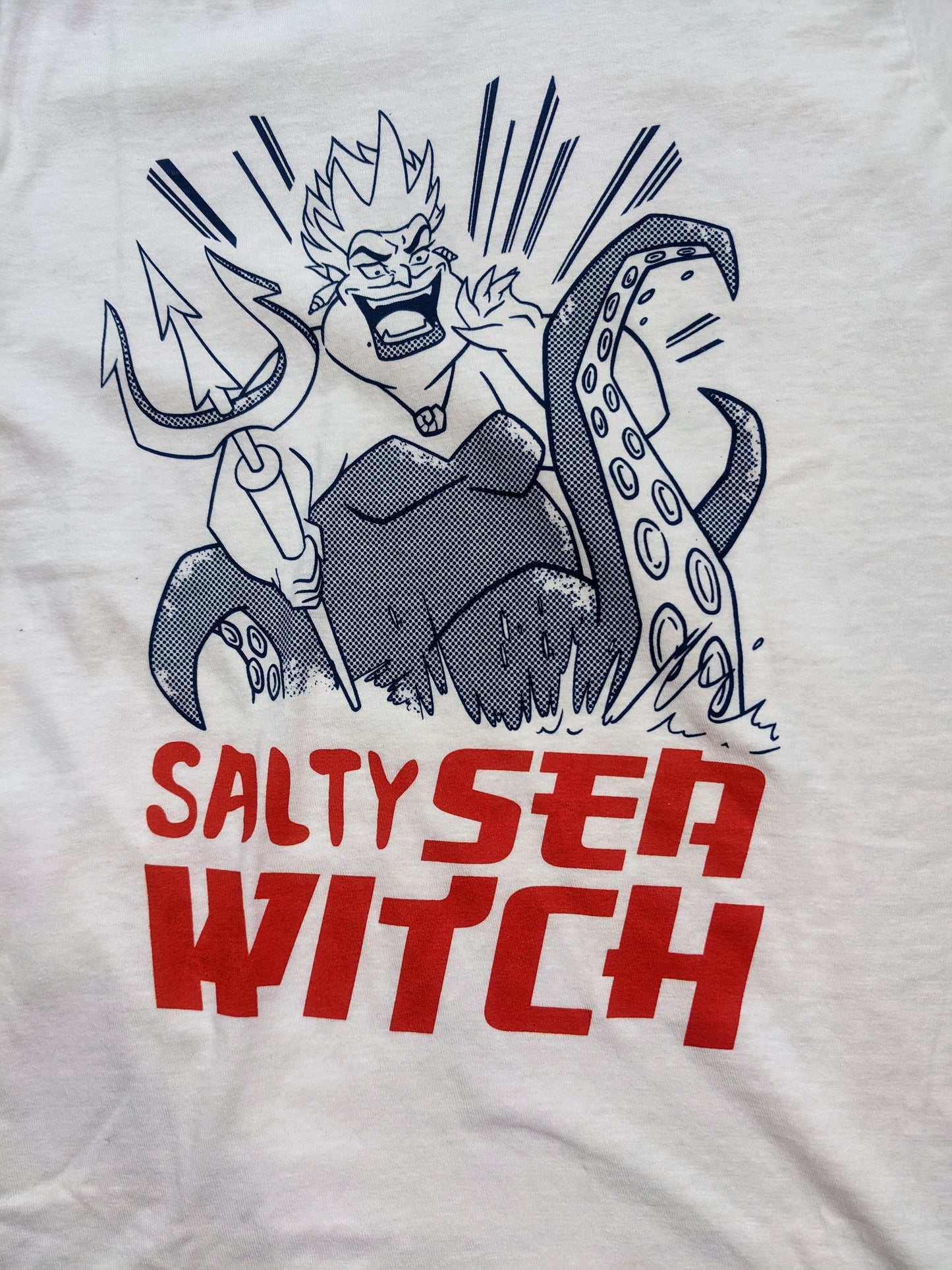 New Disney Villians Ursula white T-shirt size XS