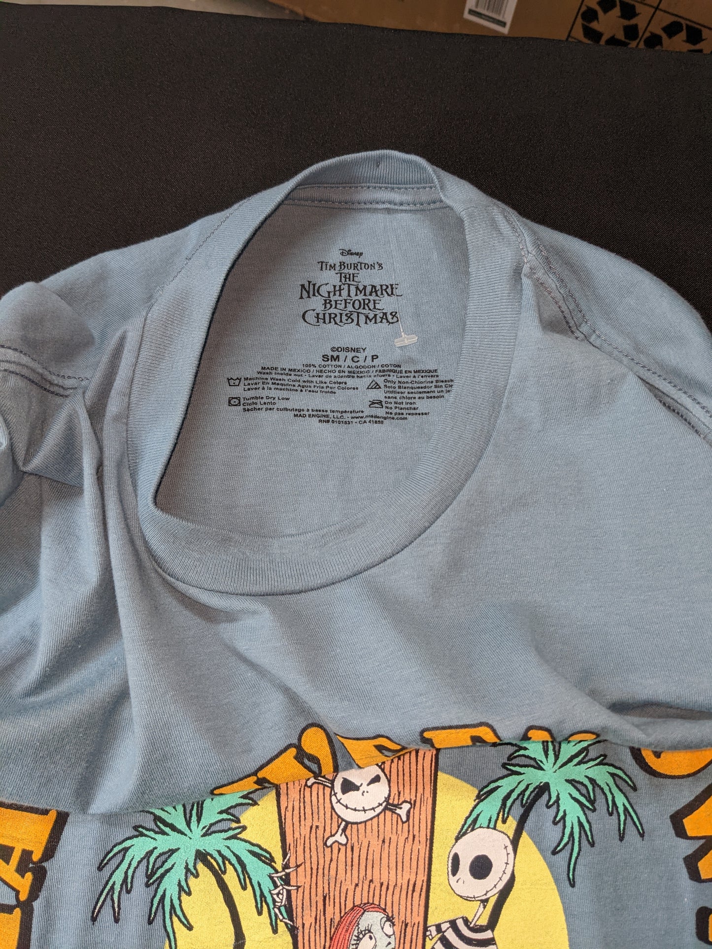 Disney Tim Burton Halloween Town Beach Club size S