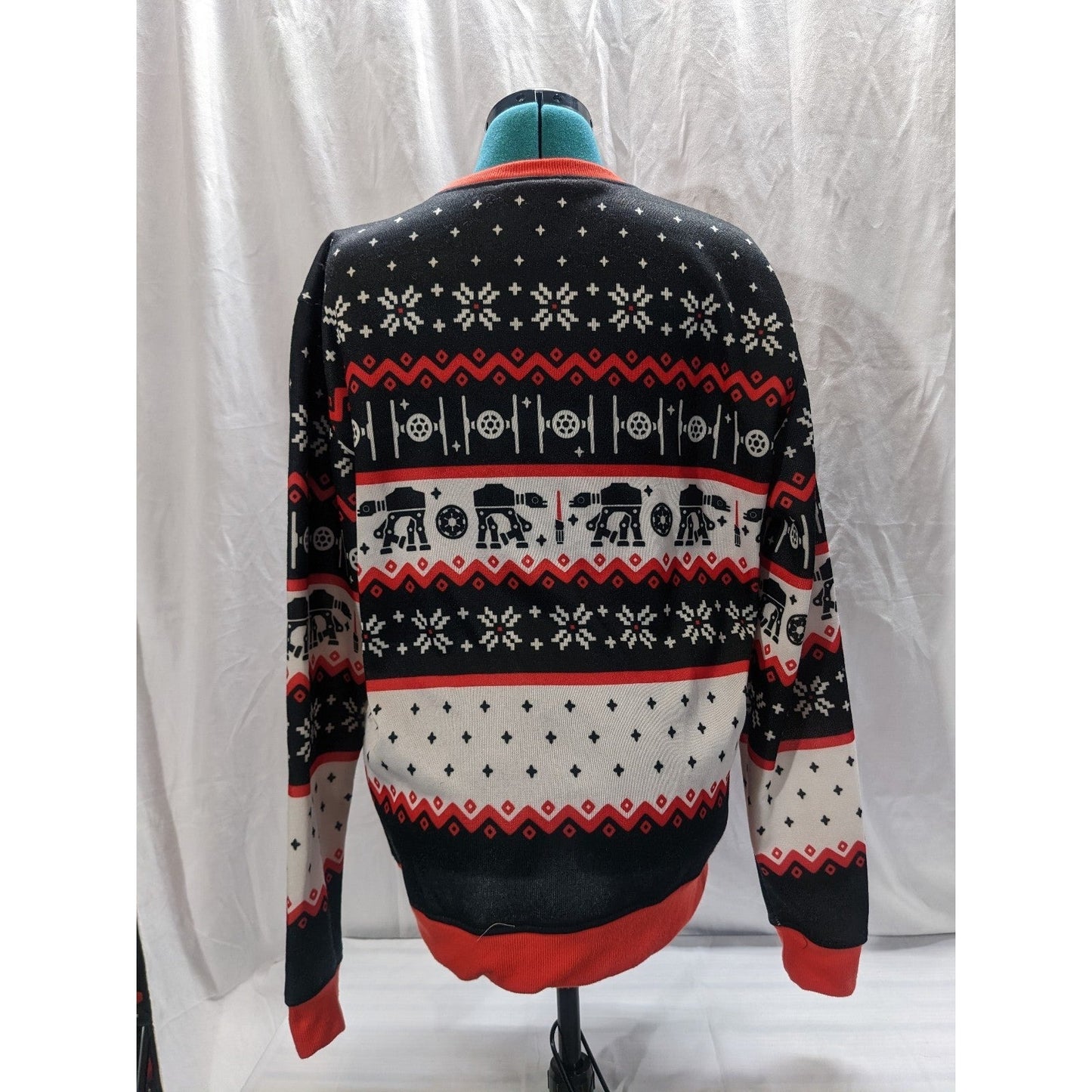 Pre-owned Star Wars Ugly Empire Christmas Sweater Size Large