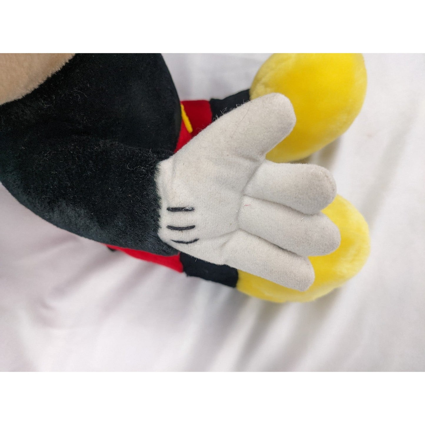 Vintage Disney Mickey Mouse Plush 15" Made in Korea