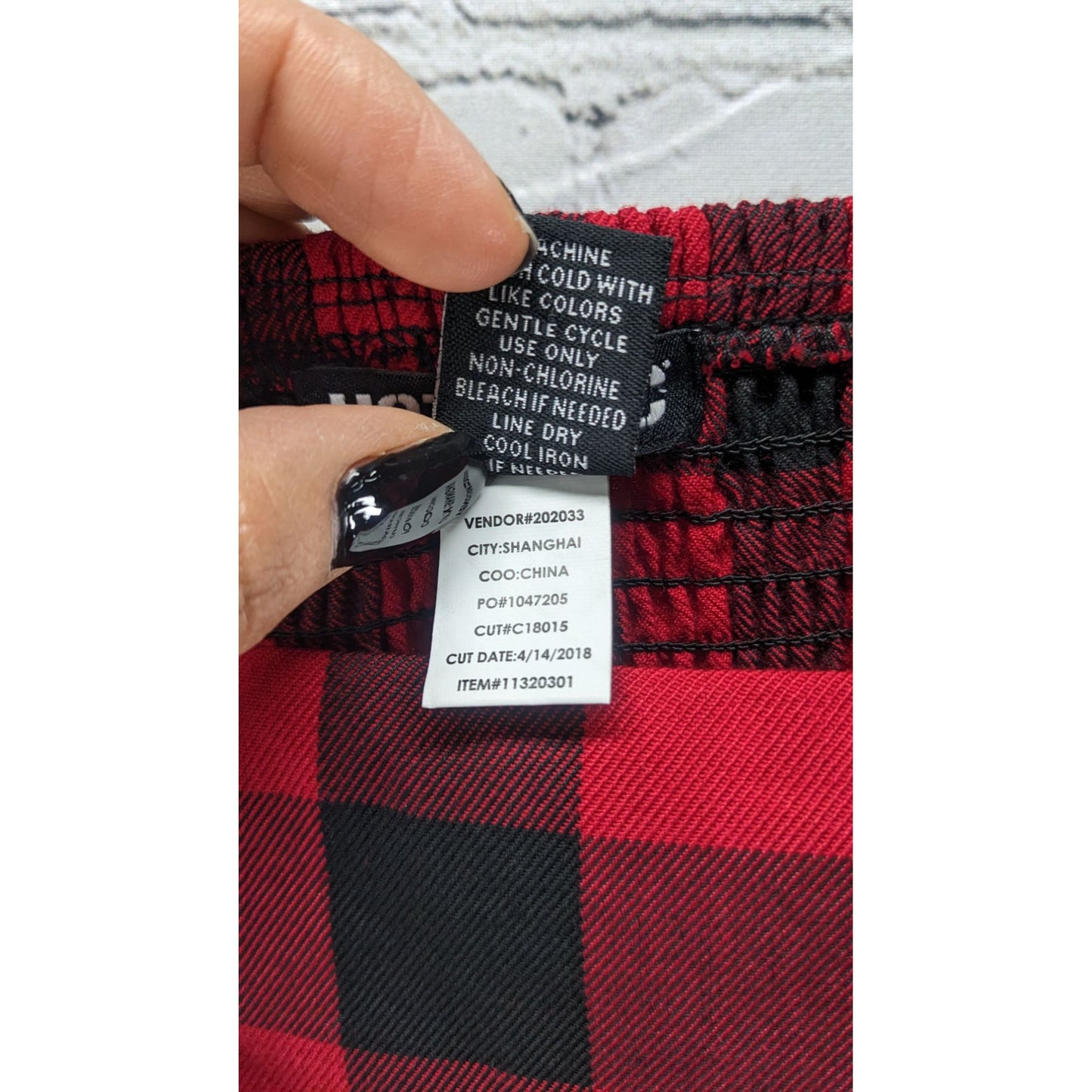 Red & Black Buffalo Plaid Buckle Strap Dress M