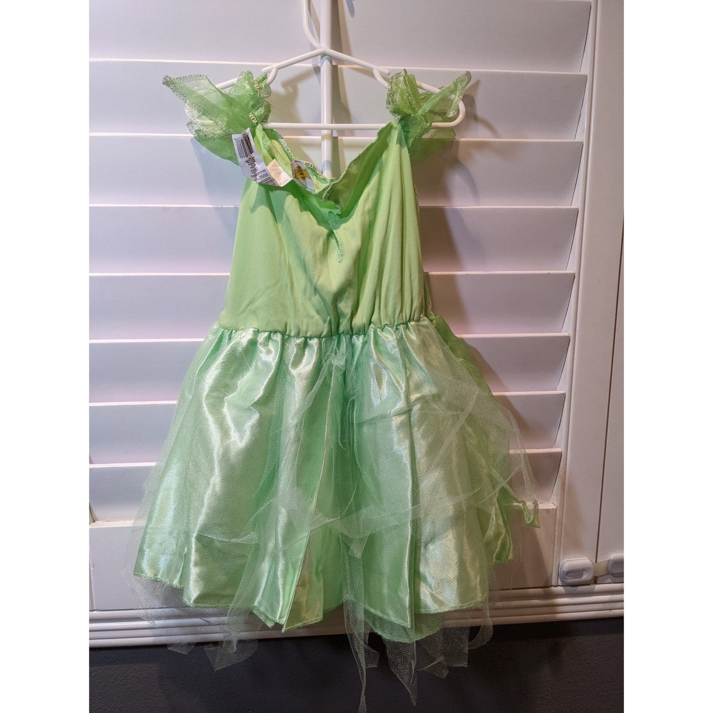 Pre-owned Disney childs Fairies Tinkerbell Size 7/8